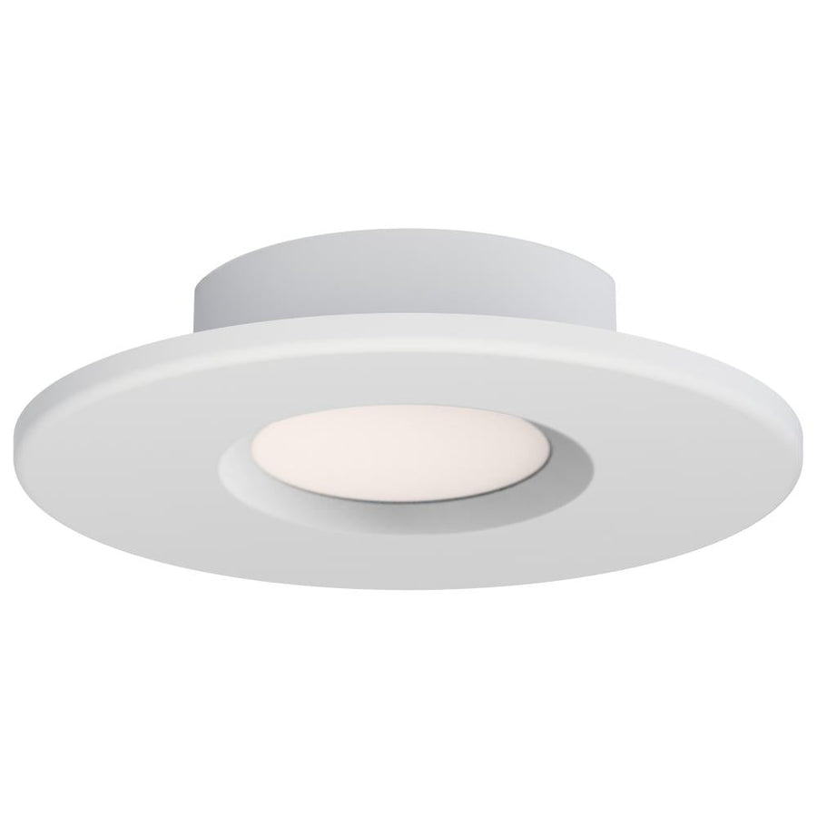 Maxim Lighting 87753WTWT Snug 4.5 Inch Flush Mount Light – White