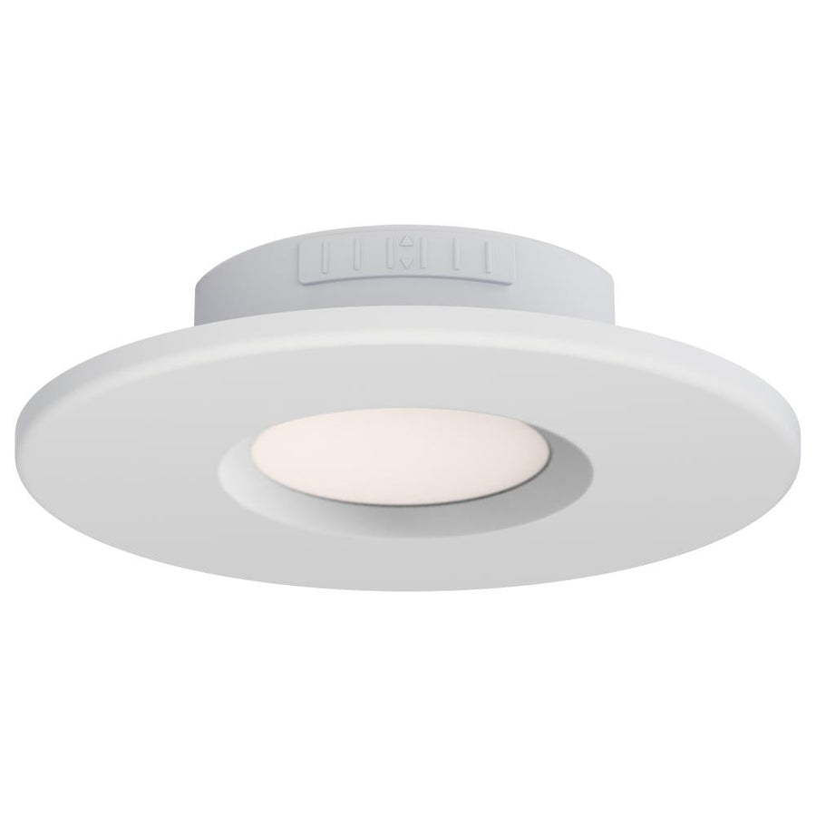 Maxim Lighting 87755WTWT Snug 4.5 Inch Flush Mount Light – White