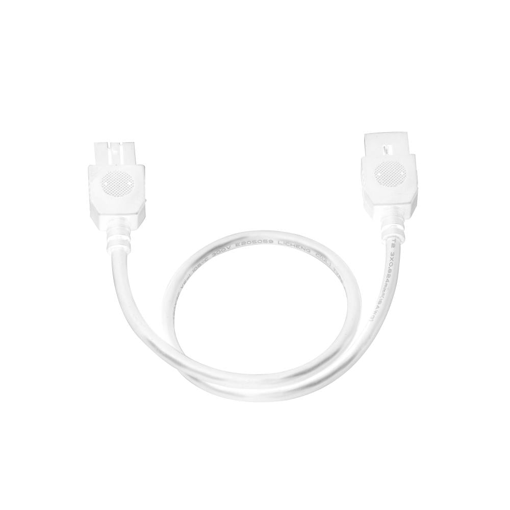 Maxim Lighting 87875WT CounterMax MXInterLink4 12 Connector Cord for Under Cabinet Lights - White