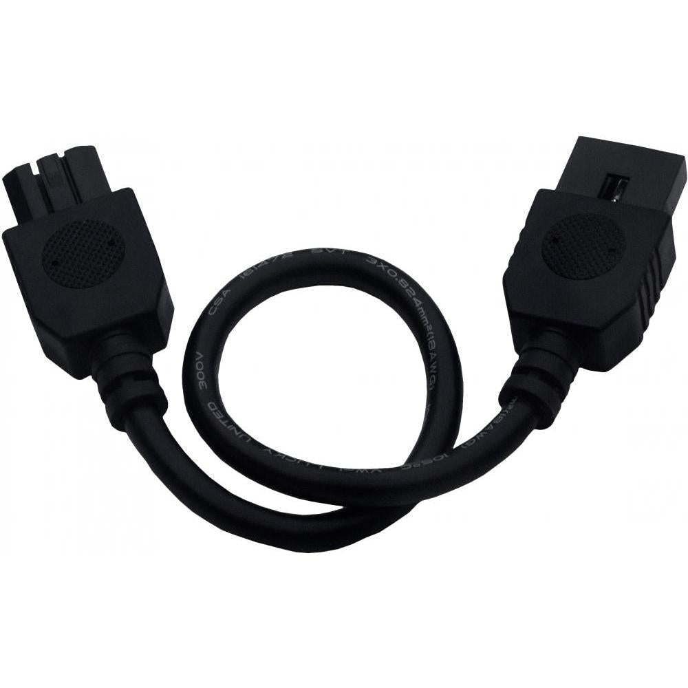Maxim Lighting 87876BK CounterMax MXInterLink4 9 Connector Cord for Under Cabinet Lights - Black