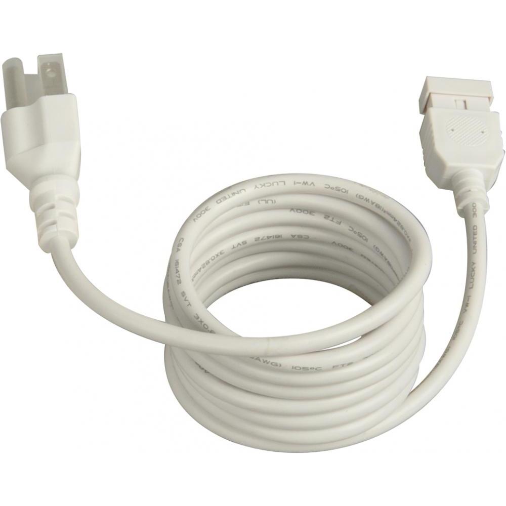 Maxim Lighting 87880WT CounterMax MXInterLink4 72 Power Cord for Under Cabinet Lights - White