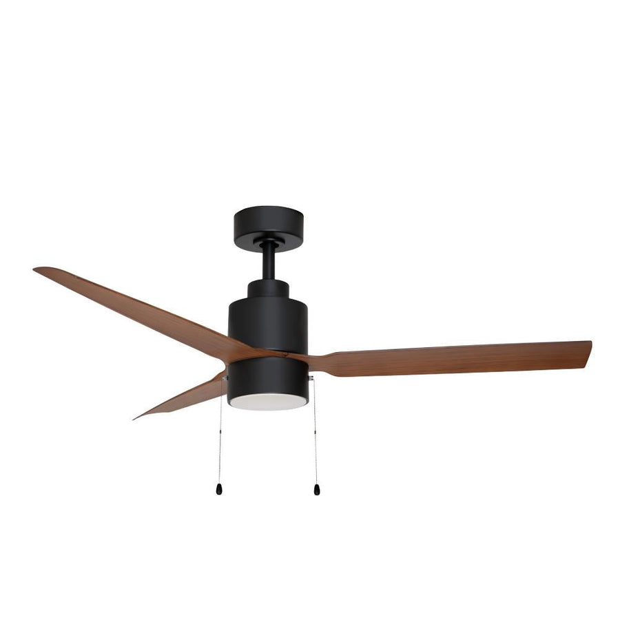 Maxim Lighting 88707BKWN Falcon - Pull 52 Inch Ceiling Fan – Black / Walnut