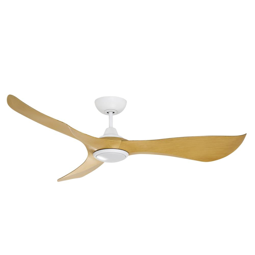 Maxim Lighting 88755WTMWTK Keanu 56 Inch Pendant – Matte White / Teak