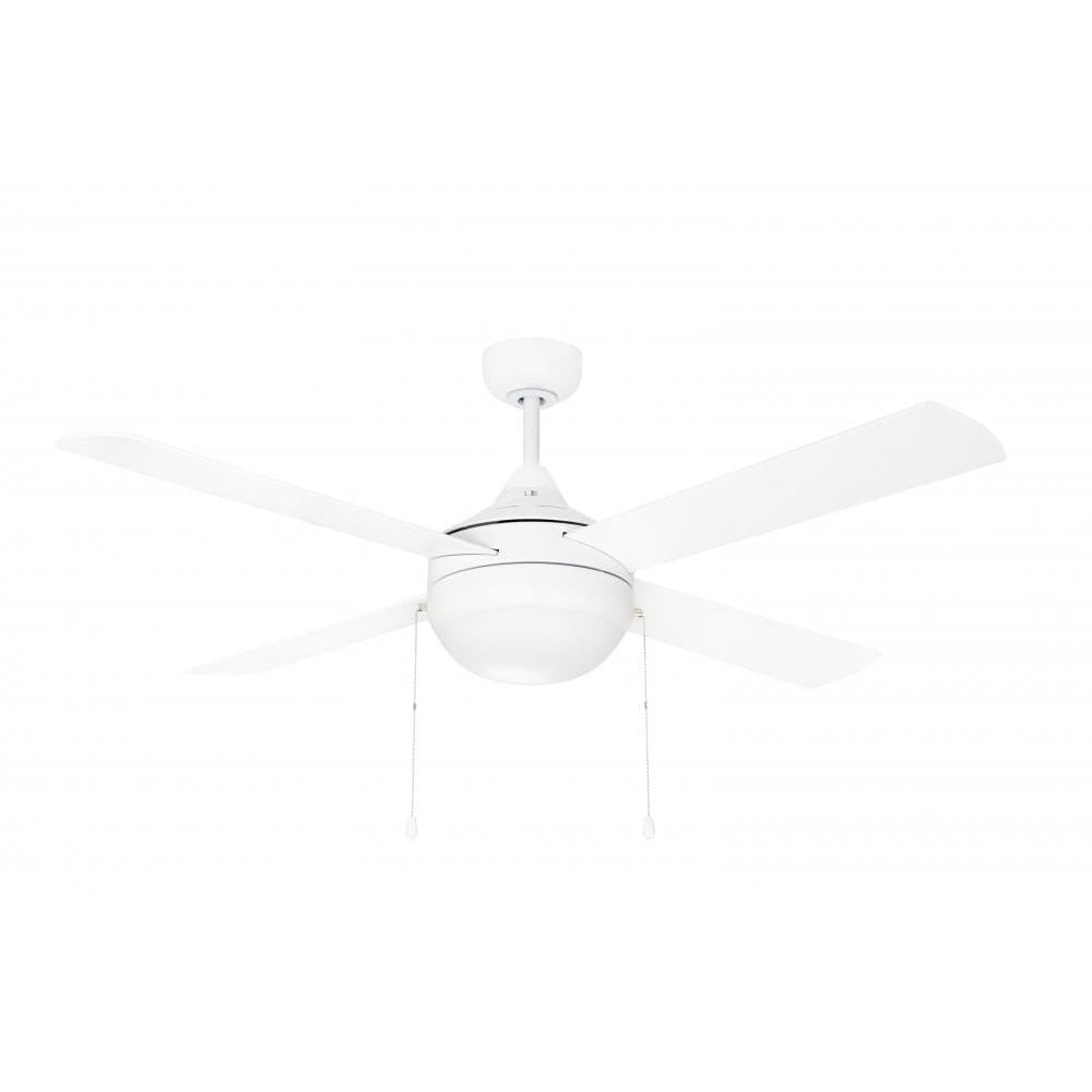 Maxim Lighting 88794MW Quattro 52 Inch Ceiling Fan – Matte White