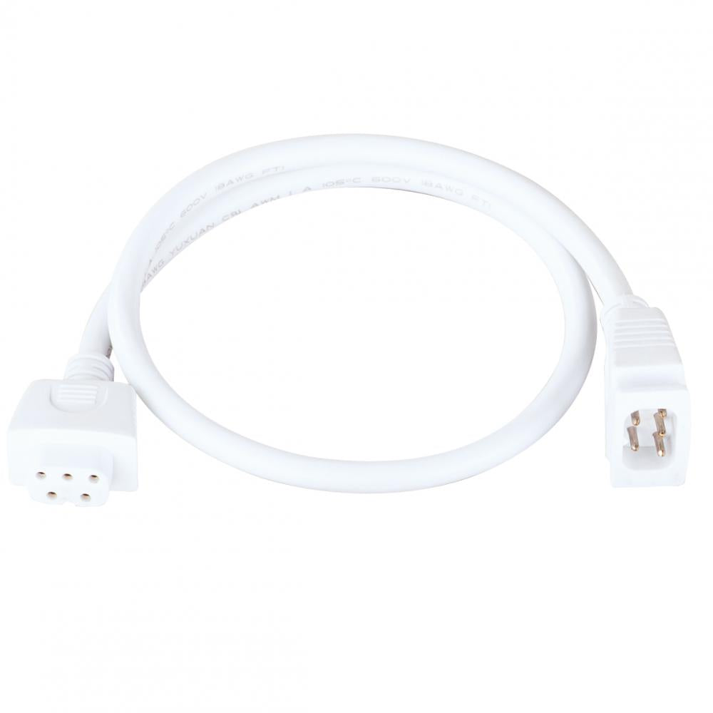 Maxim Lighting 88965WT CounterMax 120V Slim Stick 24 Accessory for Under Cabinet Lights - White