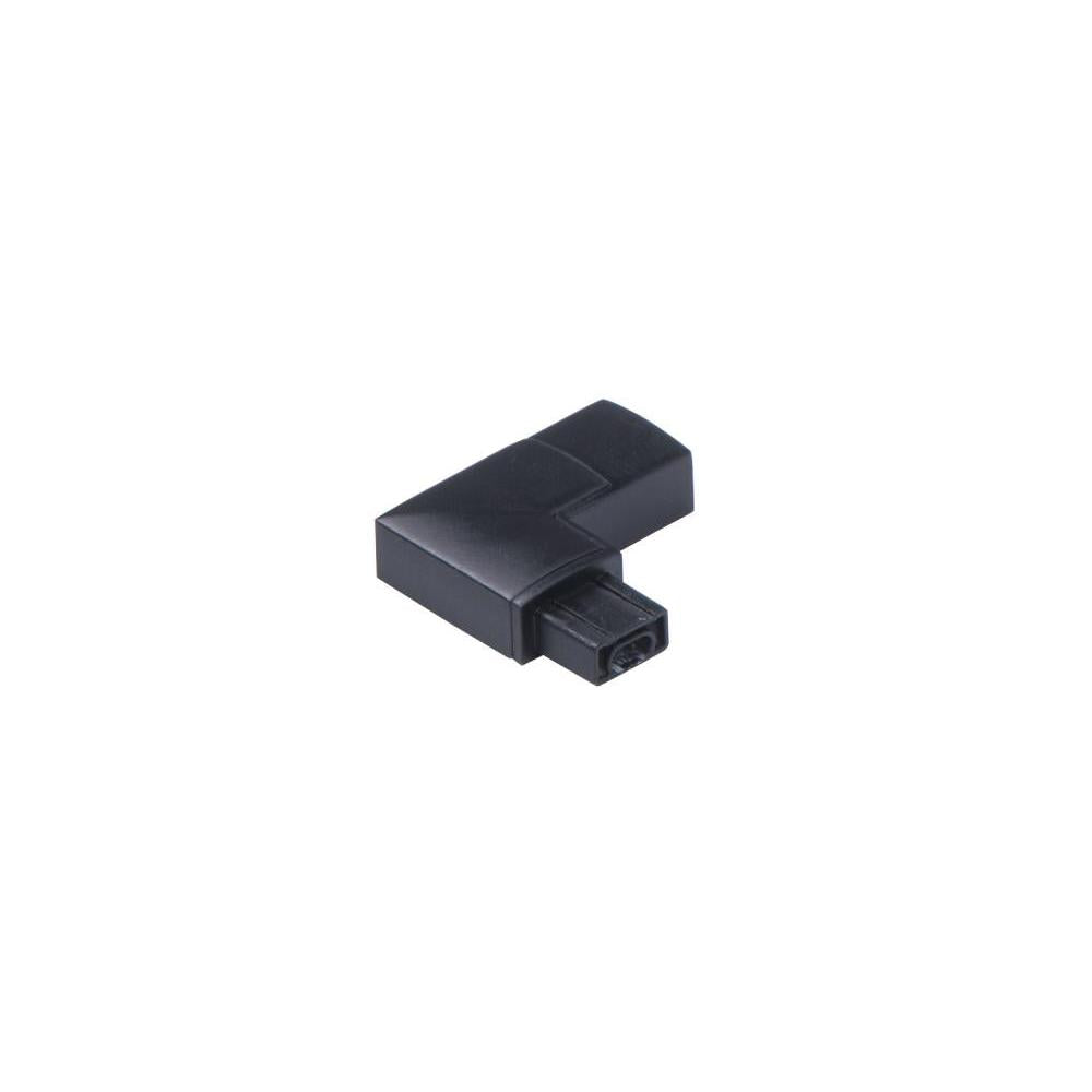 Maxim Lighting 89831BK CounterMax 24V Slim Stick 90 Degree Connector for Under Cabinet Lights - Black