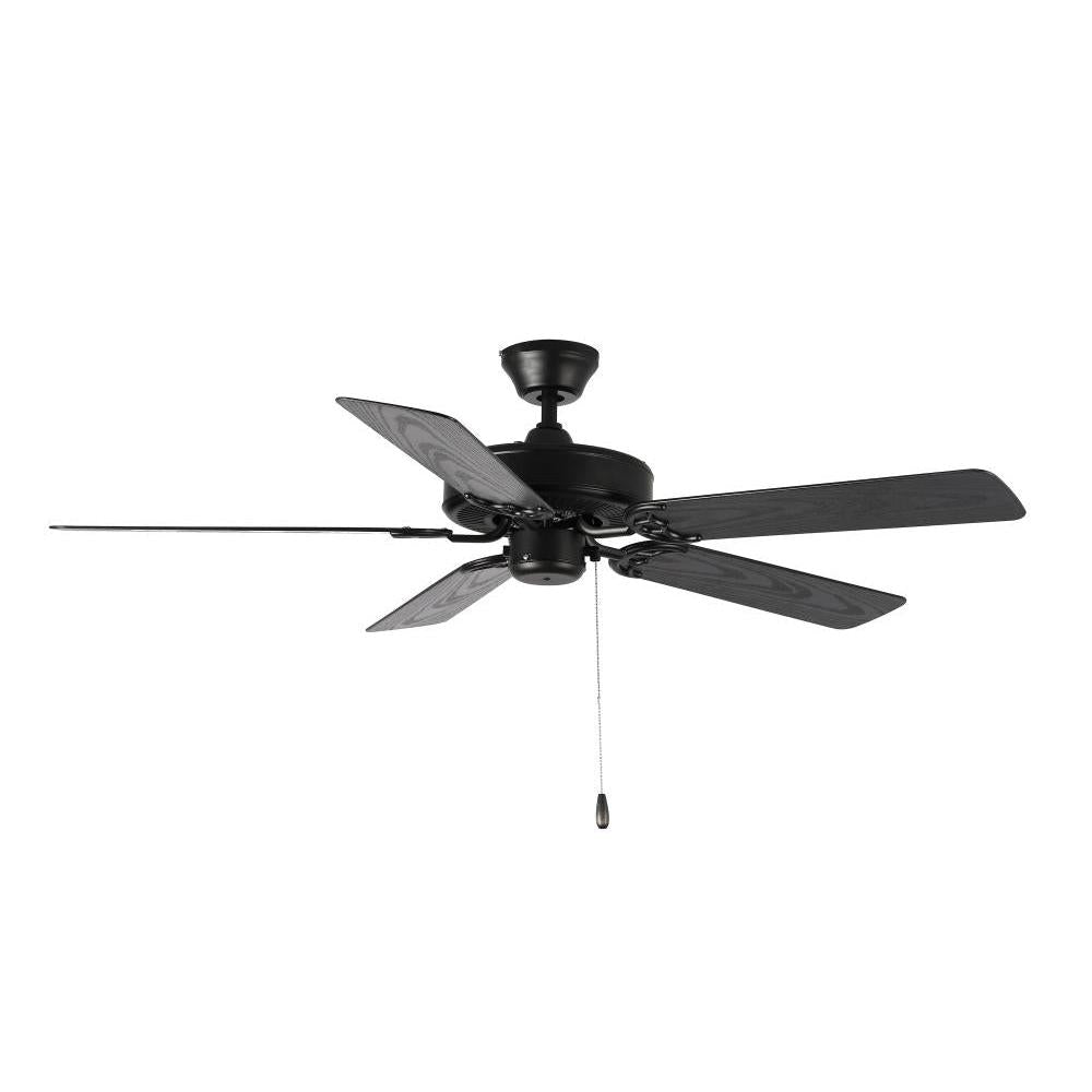 Maxim Lighting 89905BKWP Basic-Max 52 Inch Ceiling Fan – Black