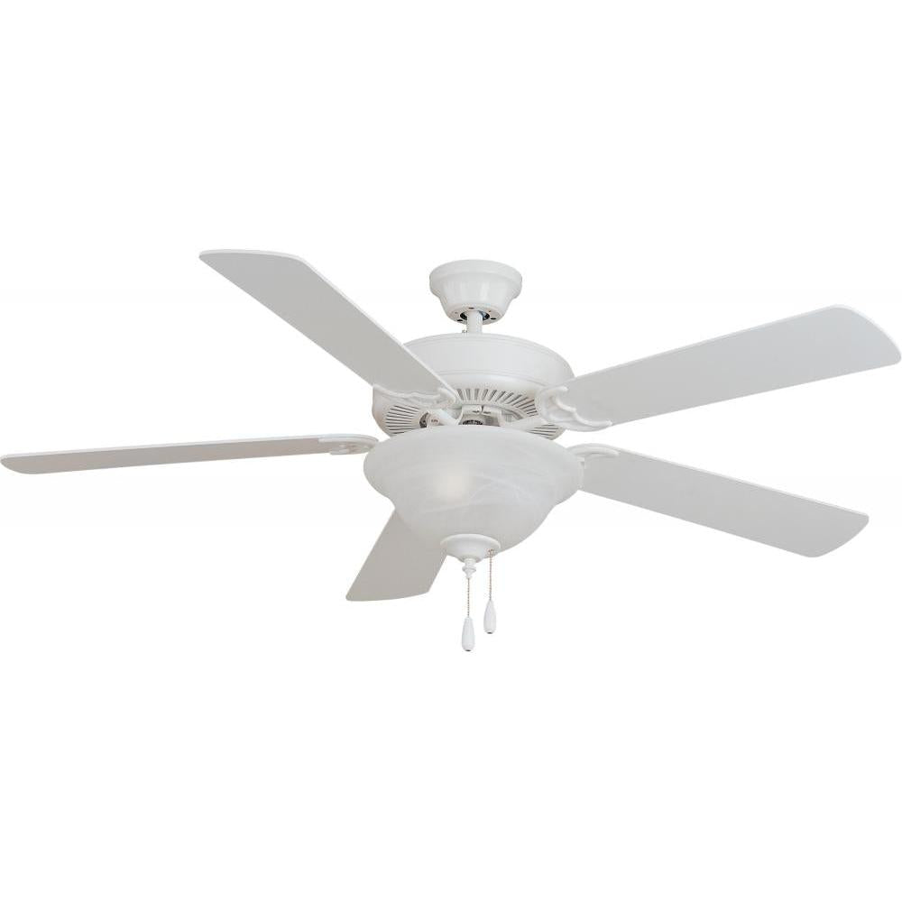 Maxim Lighting 89905MW Basic-Max 52 Inch Ceiling Fan – Matte White