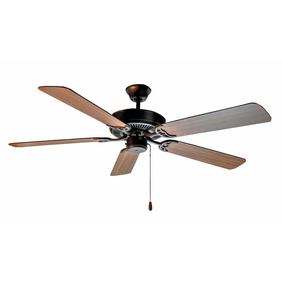 Maxim Lighting 89905OIWP Basic-Max 52 Inch Ceiling Fan – Oil Rubbed Bronze / Walnut / Pecan