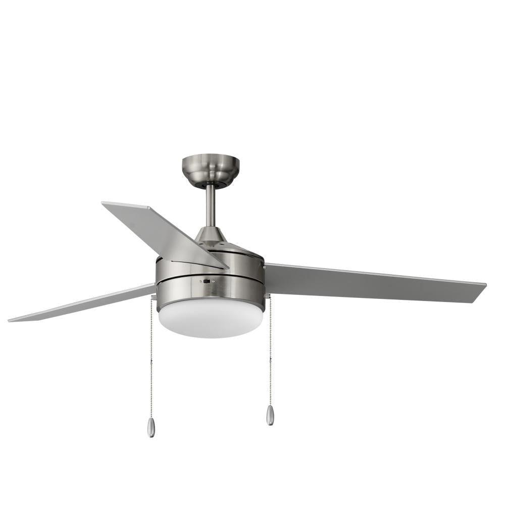 Maxim Lighting 89906FTSNBK Trio 52 Inch Ceiling Fan – Satin Nickel / Black