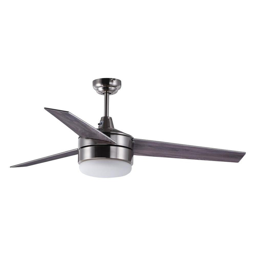 Maxim Lighting 89909FTSNBK Trio 52 Inch Ceiling Fan – Satin Nickel / Black