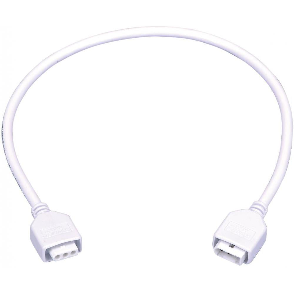Maxim Lighting 89952WT CounterMax MXInterLink5 18 Connector Cord for Under Cabinet Lights - White
