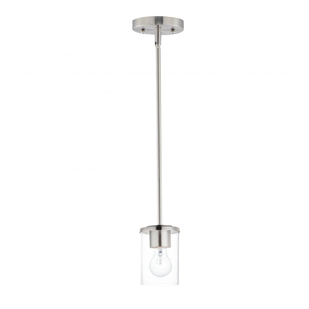 Maxim Lighting 90200CLSN Corona 5 Inch Mini Pendant – Satin Nickel