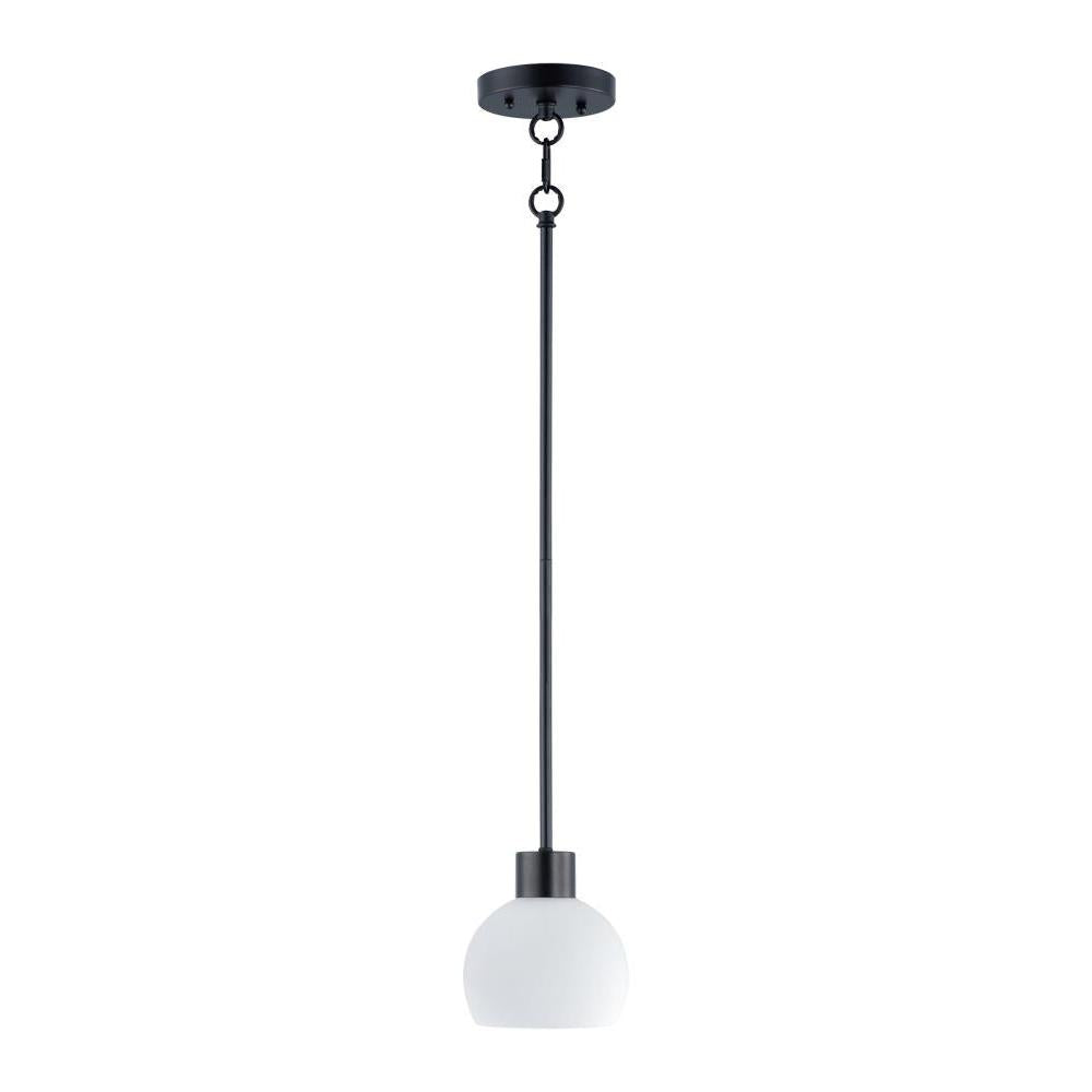 Maxim Lighting 91270SWBK Coraline 6 Inch Mini Pendant – Black