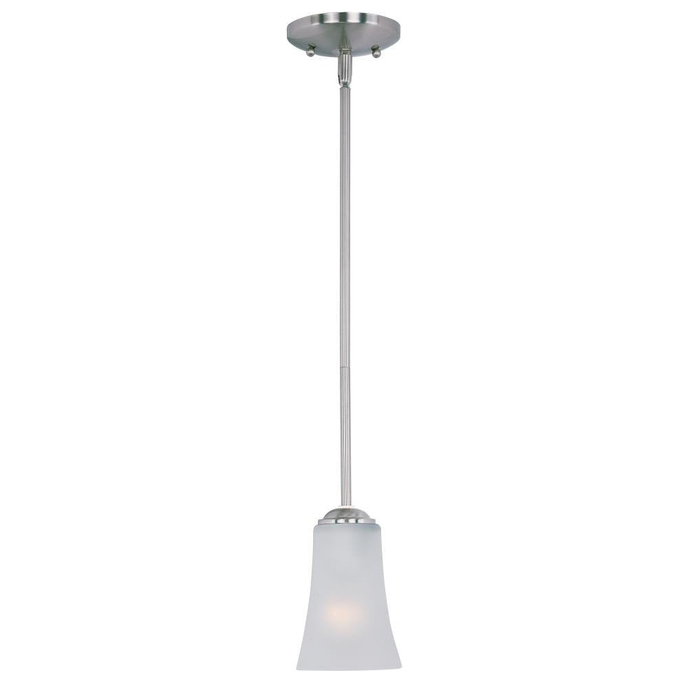 Maxim Lighting 92040FTSN Logan 4.5 Inch Mini Pendant – Satin Nickel