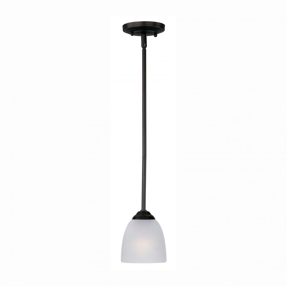 Maxim Lighting 92061FTBK Stefan 5 Inch Mini Pendant – Black