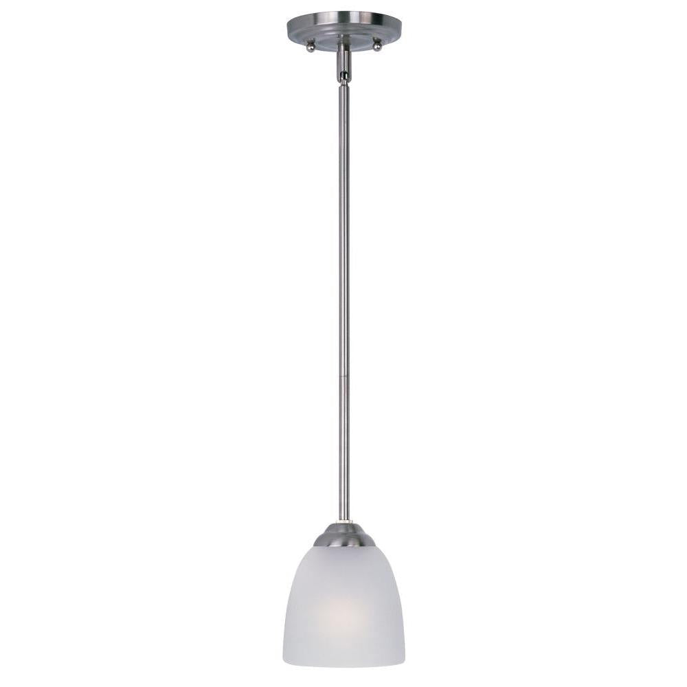 Maxim Lighting 92061FTSN Stefan 5 Inch Mini Pendant – Satin Nickel