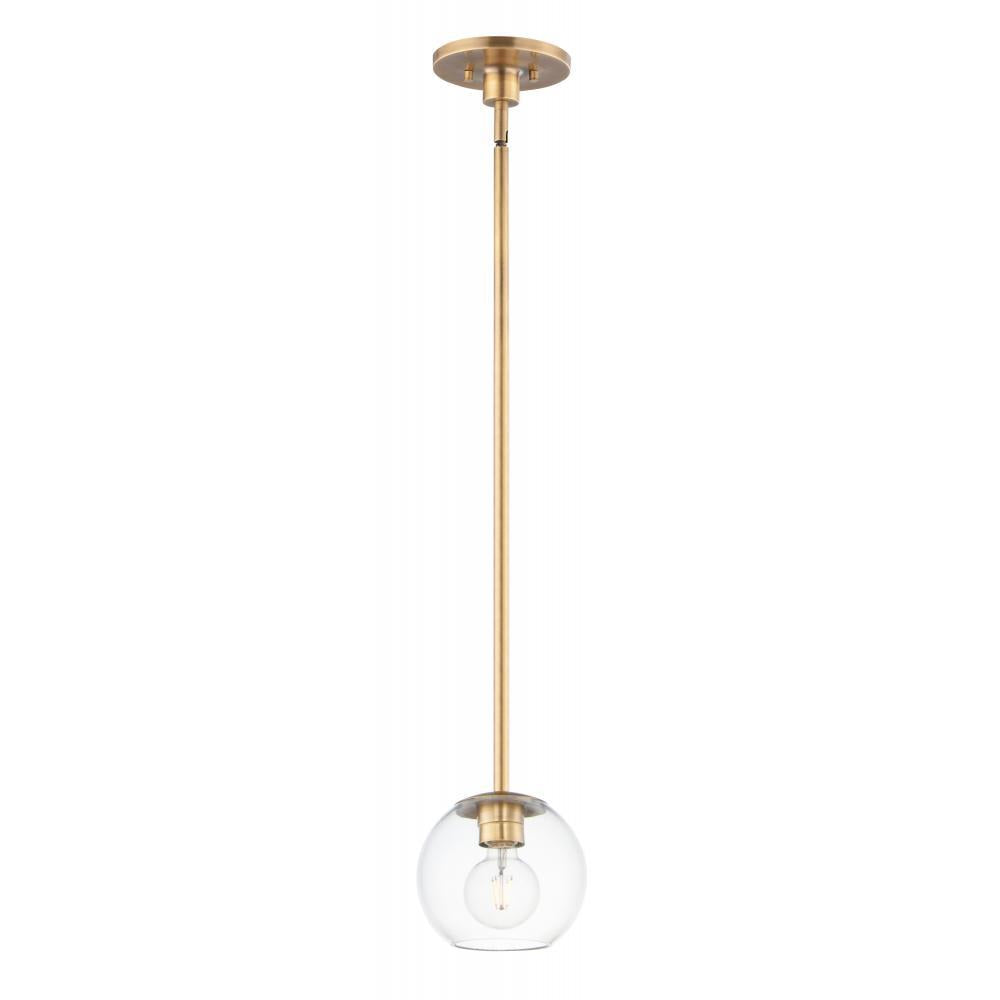 Maxim Lighting 98410CLNAB Branch 7 Inch Semi Flush Mount Light – Natural Aged Brass