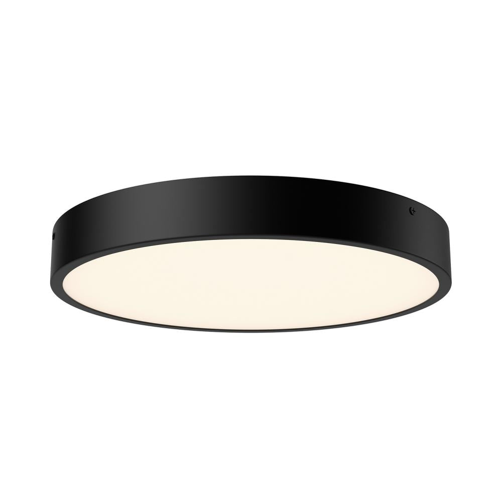 ALORA MOOD Lighting FM554015MB-5CCT Adelaide 15-in Flush Mount, LED, Matte Black