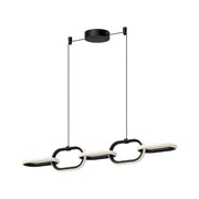 Kuzco Lighting LP92636-BK Airen 36-in Linear Pendant, UL Damp Rated, Black