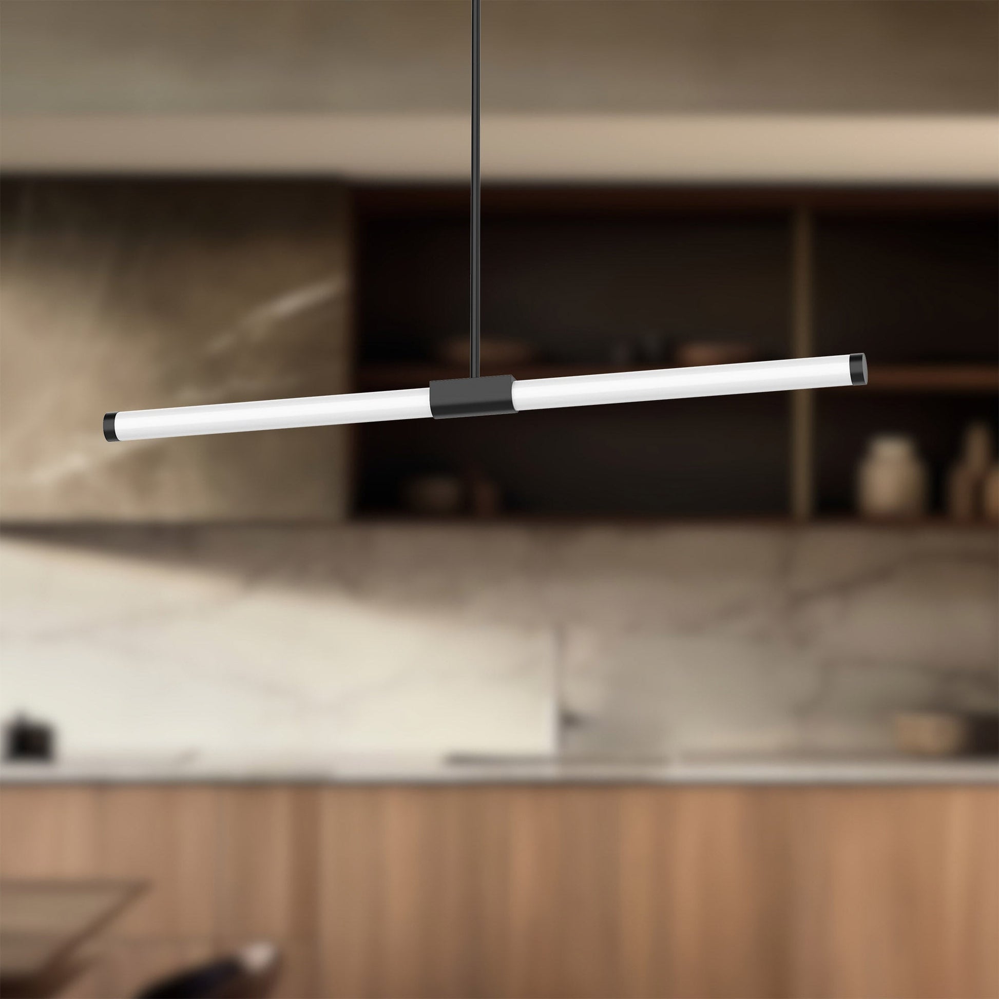 Kuzco Akari LP18537-BK-UNV Linear Pendant, UL Listed, Black