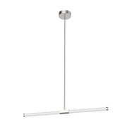 Kuzco Akari LP18537-BN LED Linear Pendant, UL Listed, Brushed Nickel