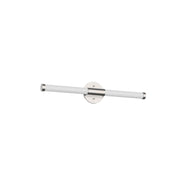 Kuzco Akari VL18524-BN Vanity Light Fixture, UL Damp Rated, Brushed Nickel
