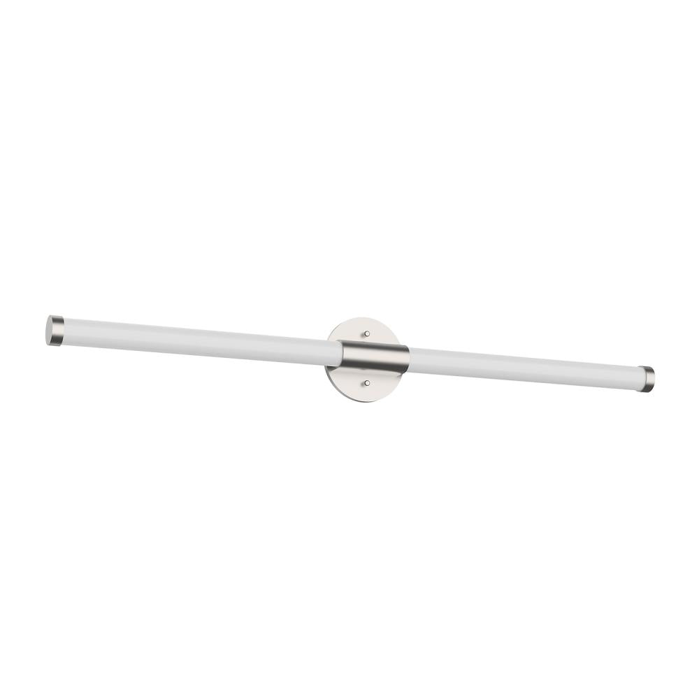 Kuzco Akari 36-in Vanity Light Fixture, UL Damp Rated, Brushed Nickel