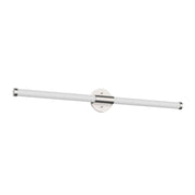 Kuzco Akari 36-in Vanity Light Fixture, UL Damp Rated, Brushed Nickel