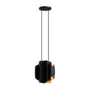 Kuzco Akira PD58014-BK/GD Pendant Light Fixture, 120W, Black/Gold