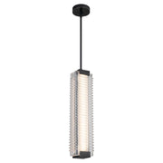 ALORA Lighting PD374624UBCR-UNV Pendant, Urban Bronze/Ribbed Glass