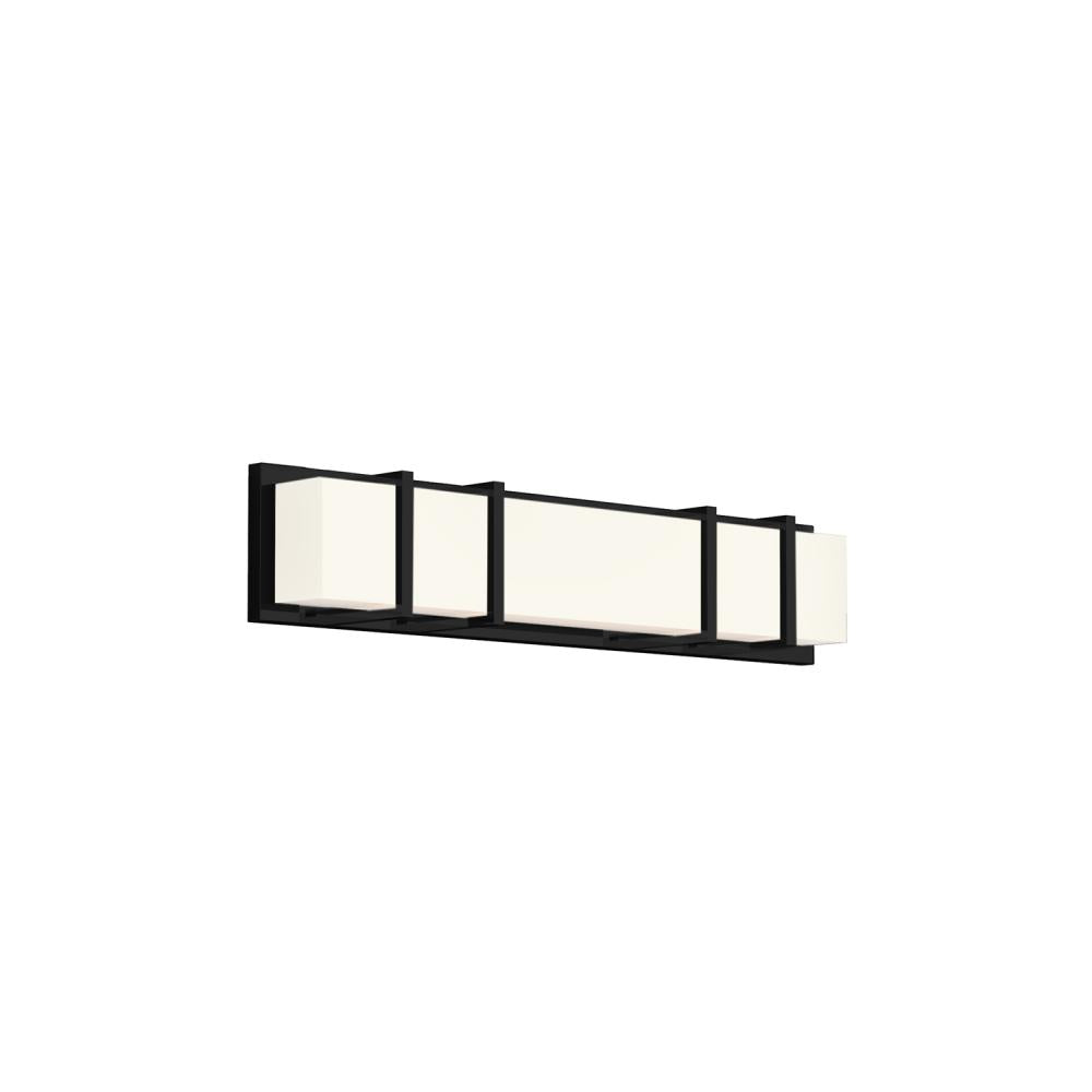 Kuzco Alberni VL61626-BK Vanity Light Fixture, UL Damp Rated, Black