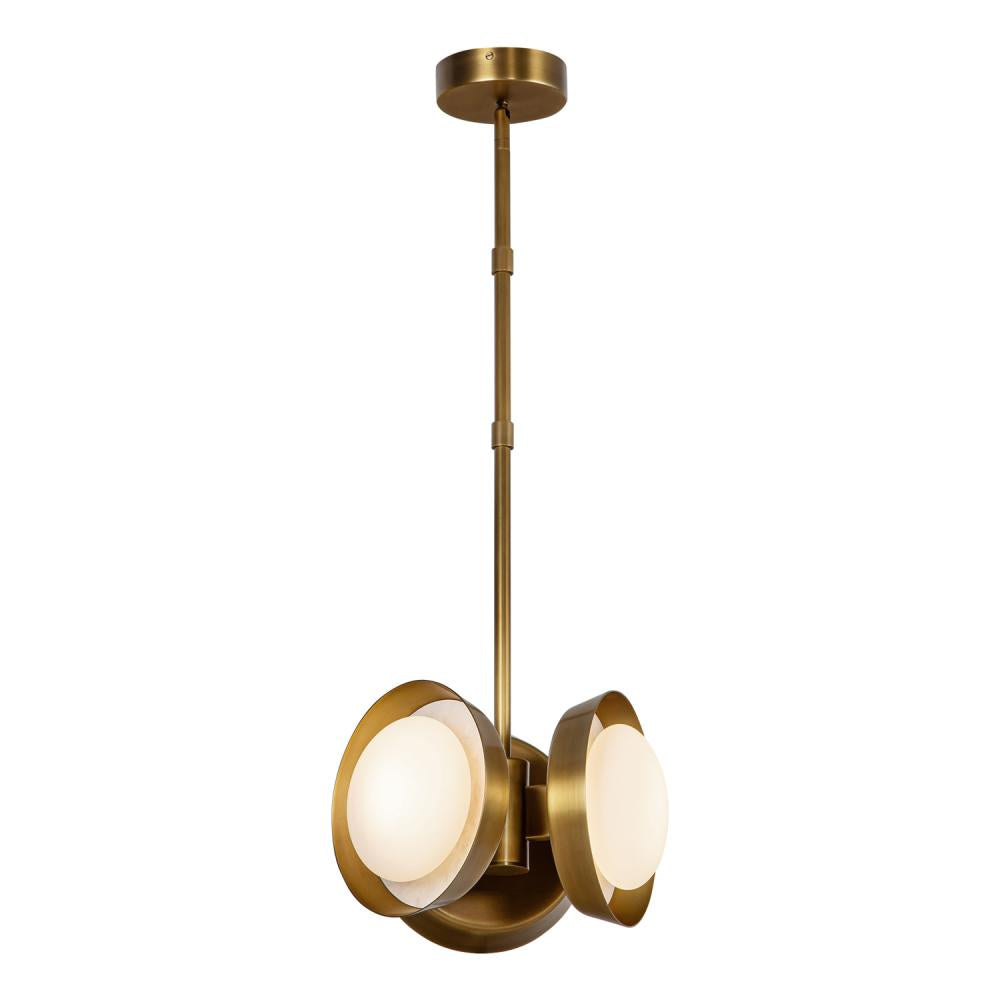 ALORA Lighting PD320313VB Pendant, 13W Watt, Vintage Brass
