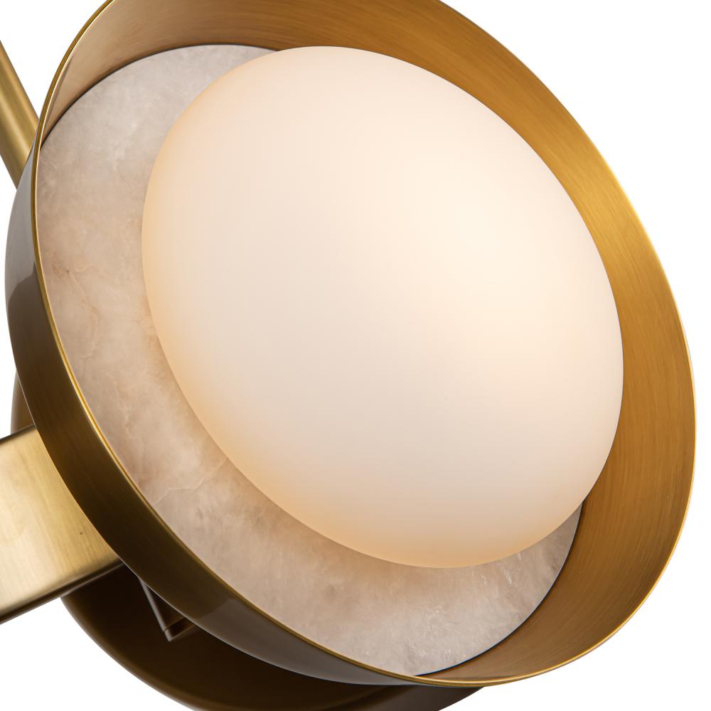 ALORA Lighting PD320313VB Pendant, 13W Watt, Vintage Brass