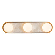 ALORA Lighting WV320323 Vintage Brass LED Wall/Vanity Light Fixture, UL Damp Rated, Vintage Brass