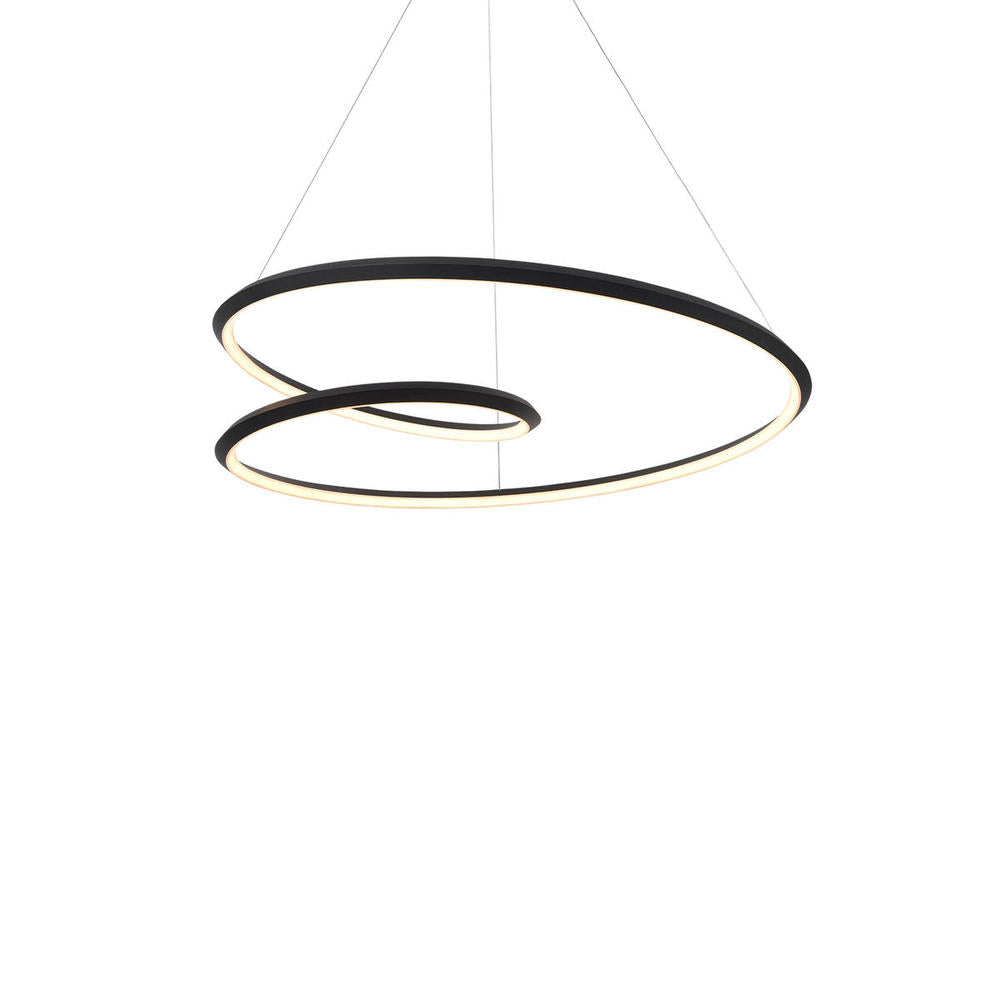 Kuzco Ampersand 32-in Black LED Pendant, Pendant, 67W Watt, Black