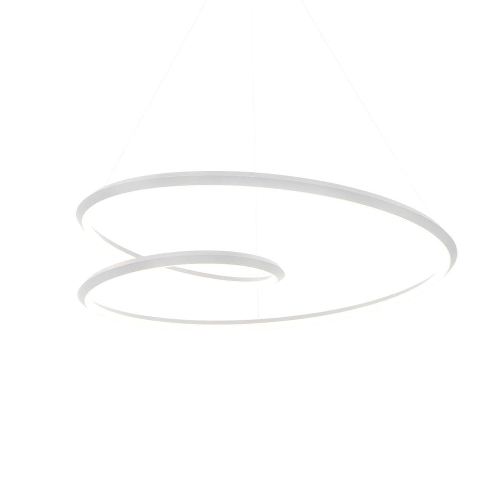 Kuzco Ampersand PD22339-WH Pendant Light Fixture, UL Damp Rated, White