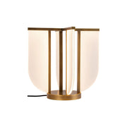 ALORA Lighting TL336815VB Table Lamp, LED, Vintage Brass