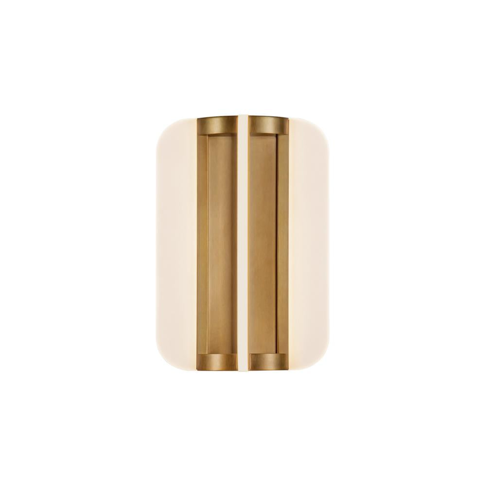 ALORA Lighting WV336710VB Wall/Vanity Light Fixture, UL Damp Rated, Vintage Brass