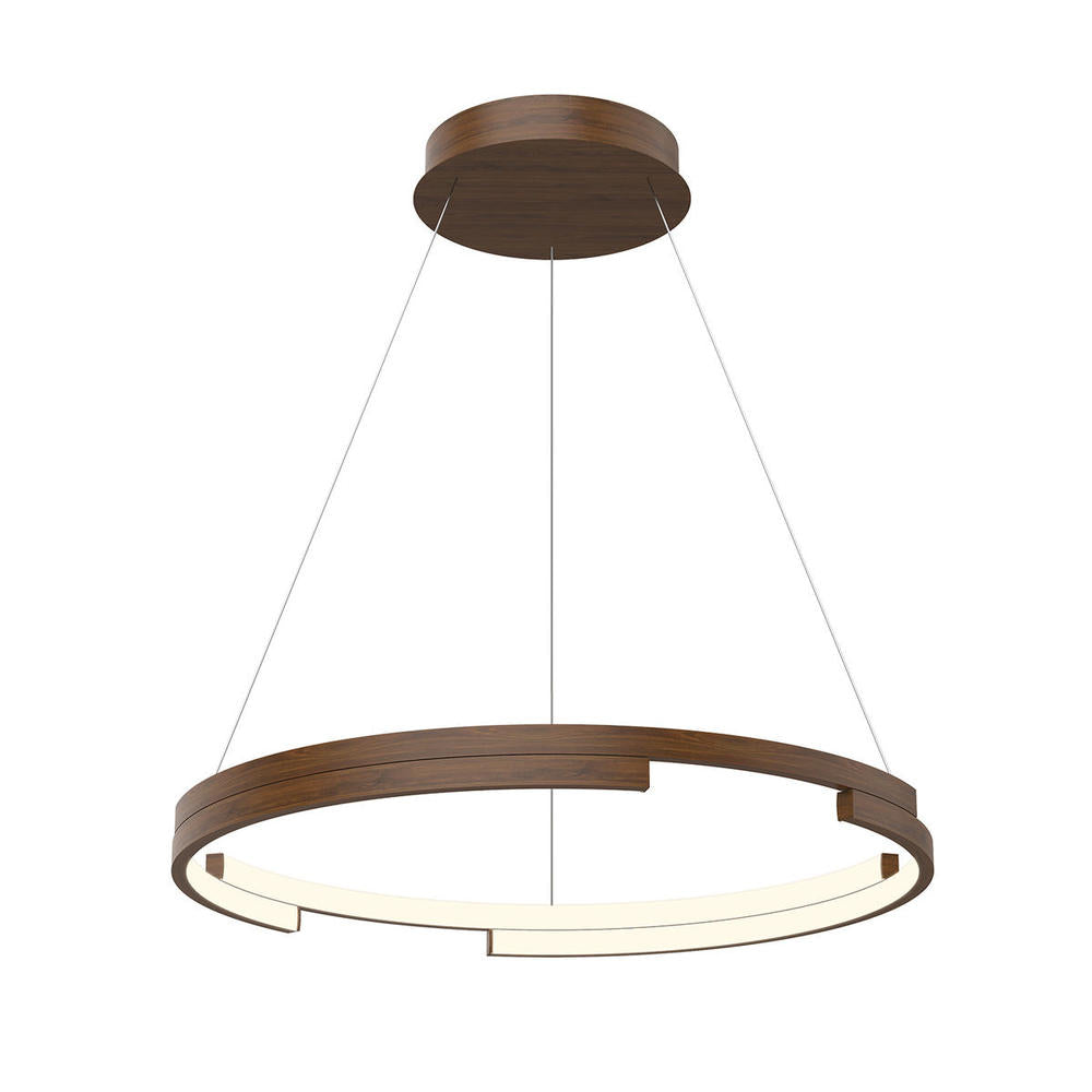 Kuzco Anello Minor PD52724-WT Pendant, LED, Walnut