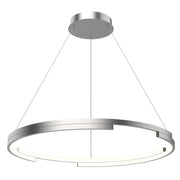 Kuzco Anello Minor PD52732-BN Pendant Light Fixture, UL Damp Rated, Brushed Nickel