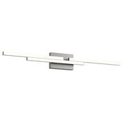 Kuzco Anello Minor 38-in LED Vanity Light Fixture, UL Damp Rated, Brushed Nickel