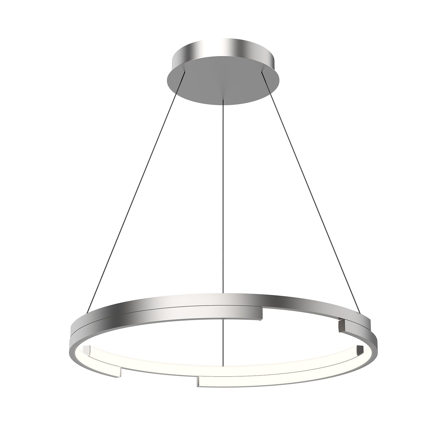 Anello Minor, Pendant, 24" – Brushed Nickel – PD52724-BN-UNV