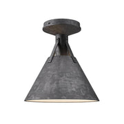 ALORA MOOD Lighting Archer FM584811SL Flush Mount, Steel Shade
