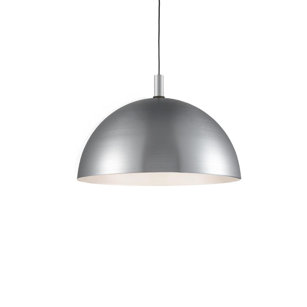Kuzco Lighting 492332-BN/BK Pendant Light Fixture, UL Damp Rated, Brushed Nickel With Black Detail