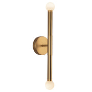 ALORA MOOD Lighting WV612223BGOP-UNV Wall/Vanity Light, UL Damp Rated, Brushed Gold/Opal Glass