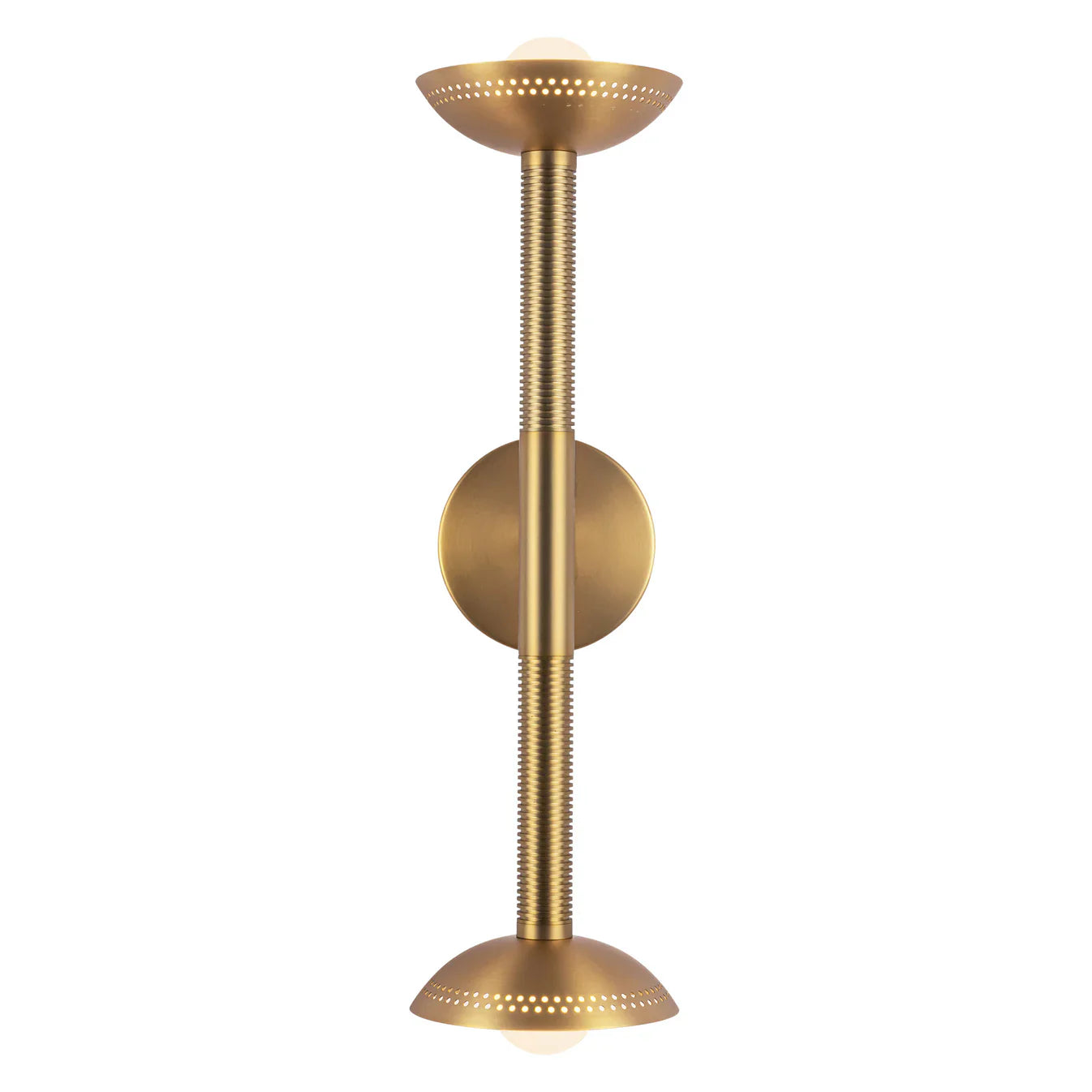 ALORA MOOD Lighting WV616223BGOP-UNV Vanity Light Fixture, UL Damp Rated, Brushed Gold/Opal Glass