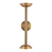 ALORA MOOD Lighting WV616223BGOP-UNV Vanity Light Fixture, UL Damp Rated, Brushed Gold/Opal Glass