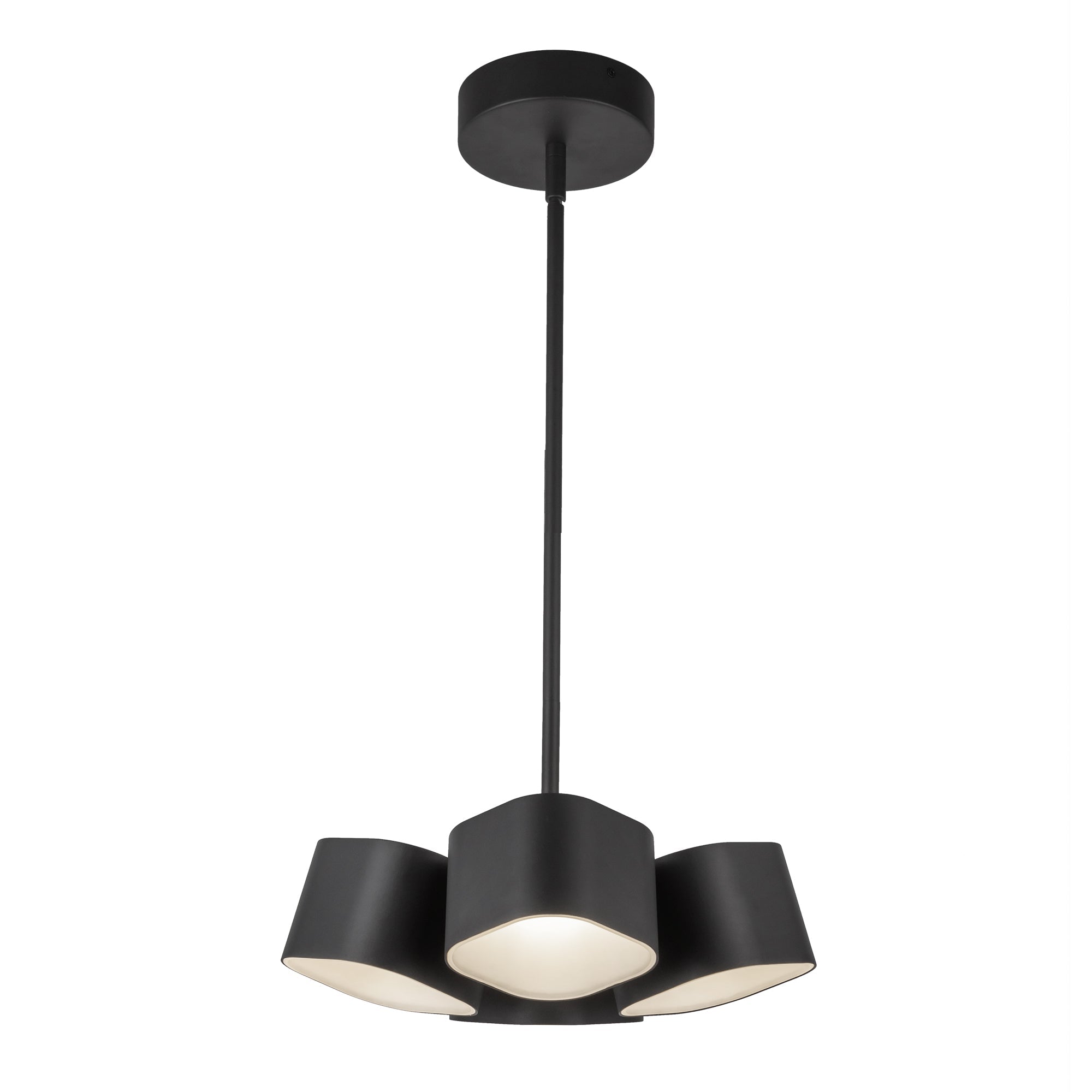 Arena Modern LED Pendant - 11 inch - Black
