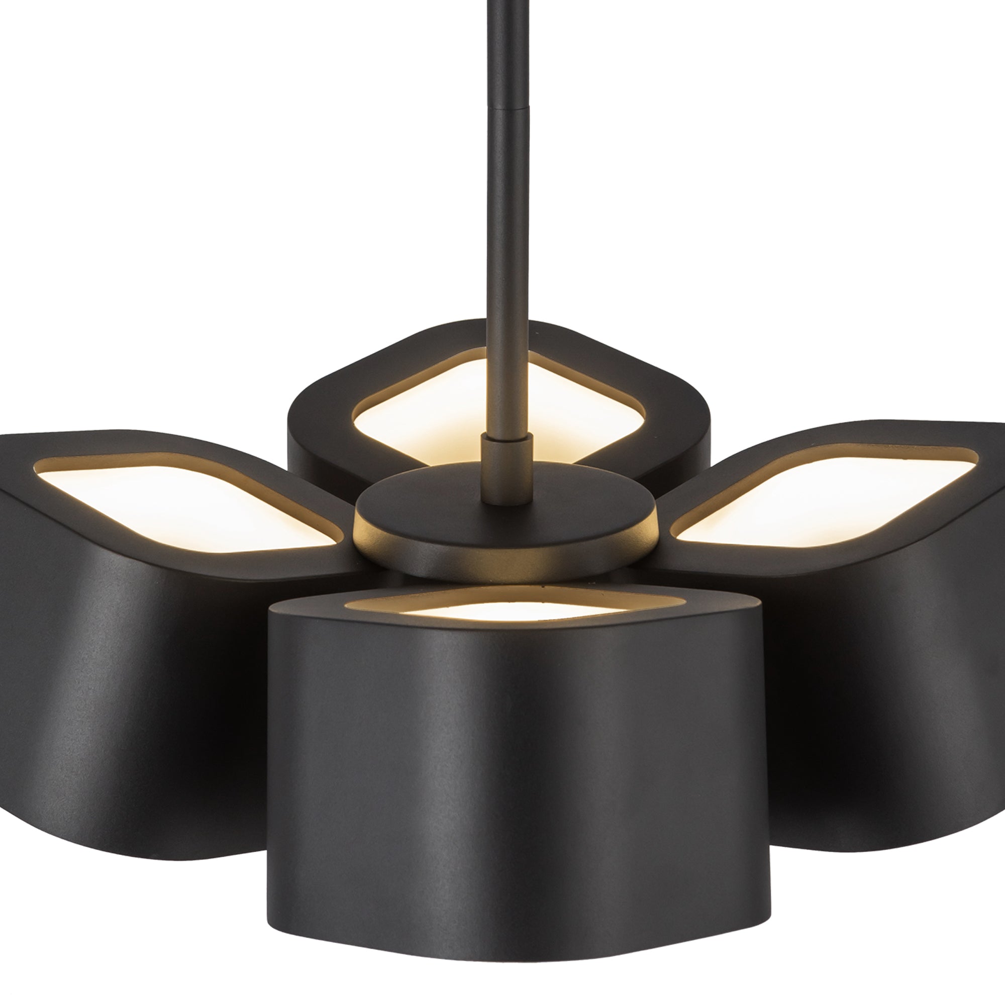 Arena Modern LED Pendant - 11 inch - Black